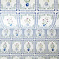 Blue and White Plants Wrapping Paper Sheet