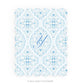 Personalizable Damask Scalloped Notecards - Set of 10