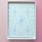 Personalizable Damask Scalloped Notecards - Set of 10