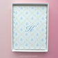 Personalizable Diamond Floral Scalloped Notecards - Set of 10