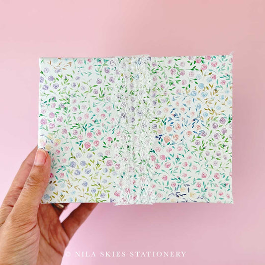 Colorful Ditsy Floral Wrapping Paper Sheet