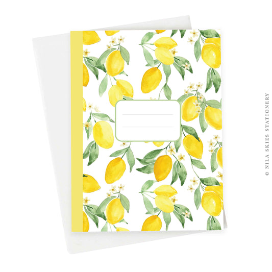 Lemon Print Any Occasion Greeting Card