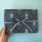 Dark Blue Nutcracker Wrapping Paper Sheet