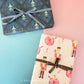 Dark Blue Nutcracker Wrapping Paper Sheet