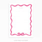 Personalizable Ribbon Border Notepad