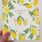 Lemon Print "Thankful for You" Greeting Card