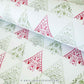 Holiday Triangle Trees Wrapping Paper Sheet