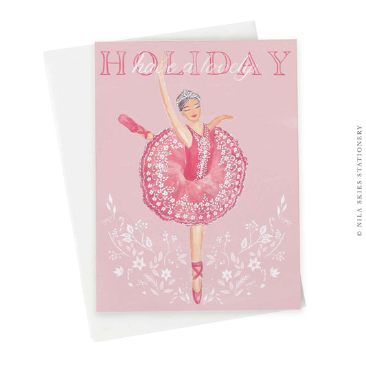 Ballerina Holiday Card
