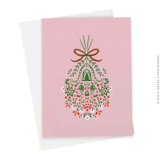 Mistletoe Holiday Card