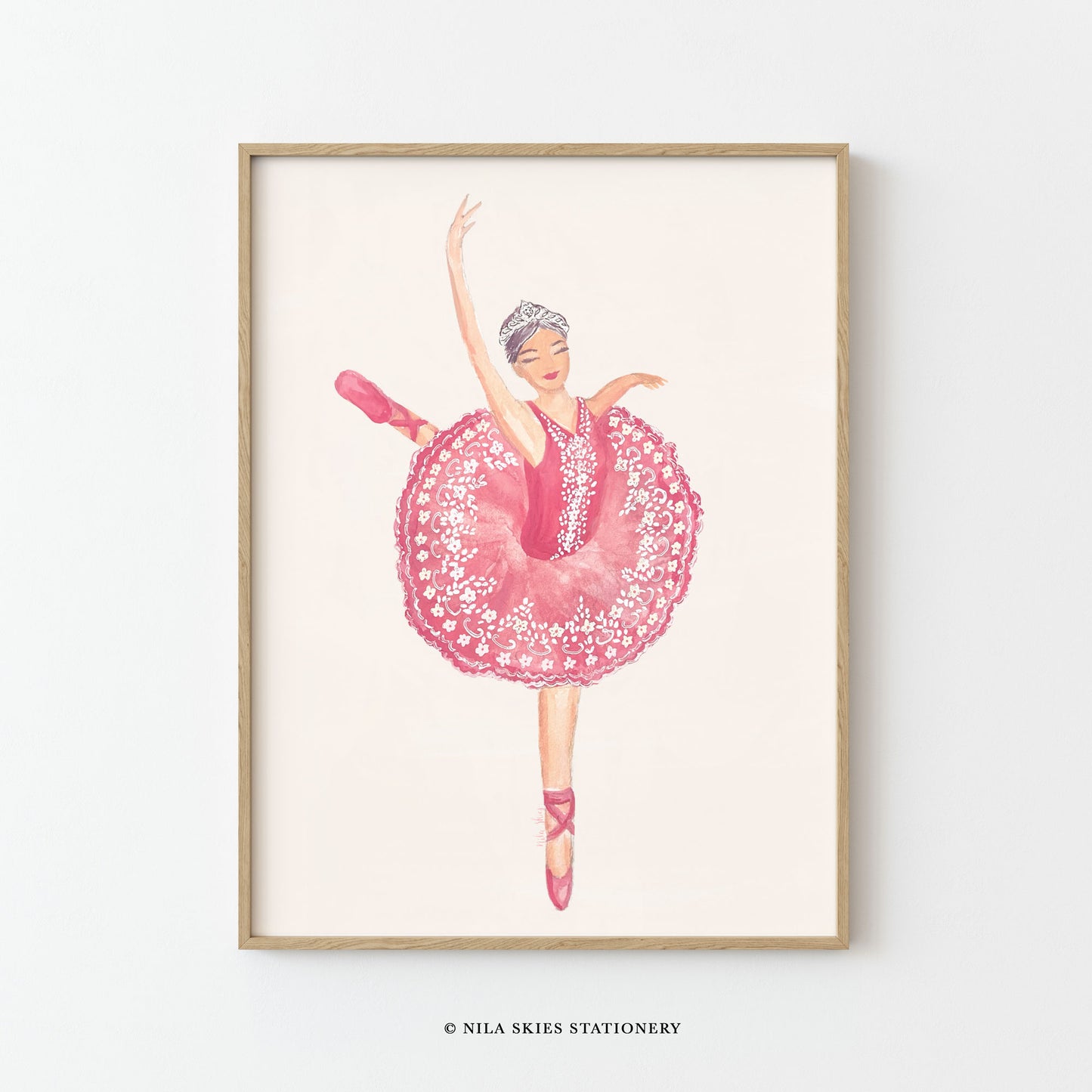 Pink Ballerina Art Print