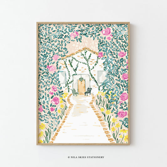 Cottage Garden Art Print