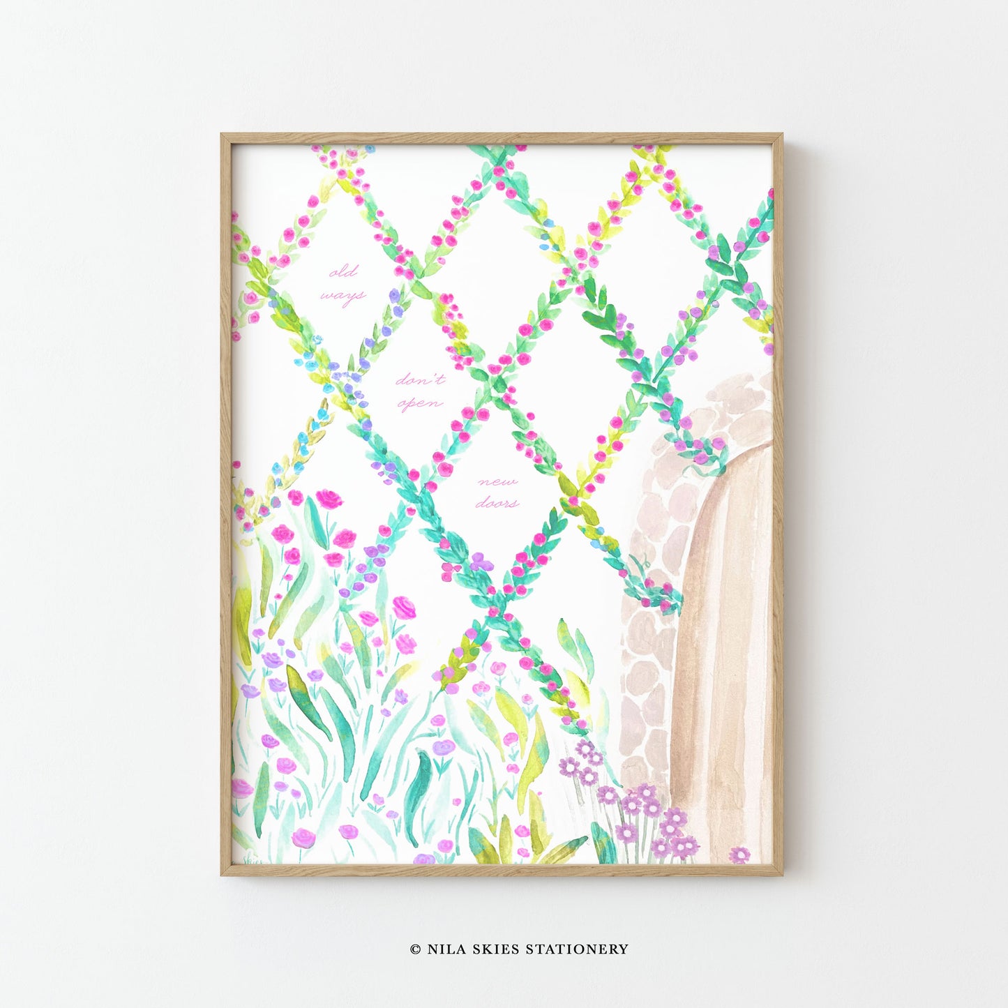 Garden Door Art Print