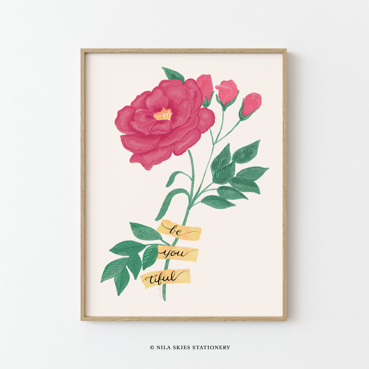 Aw Print Roses Printable Rose Stationery