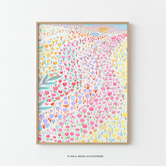 Tulip Dreams Art Print