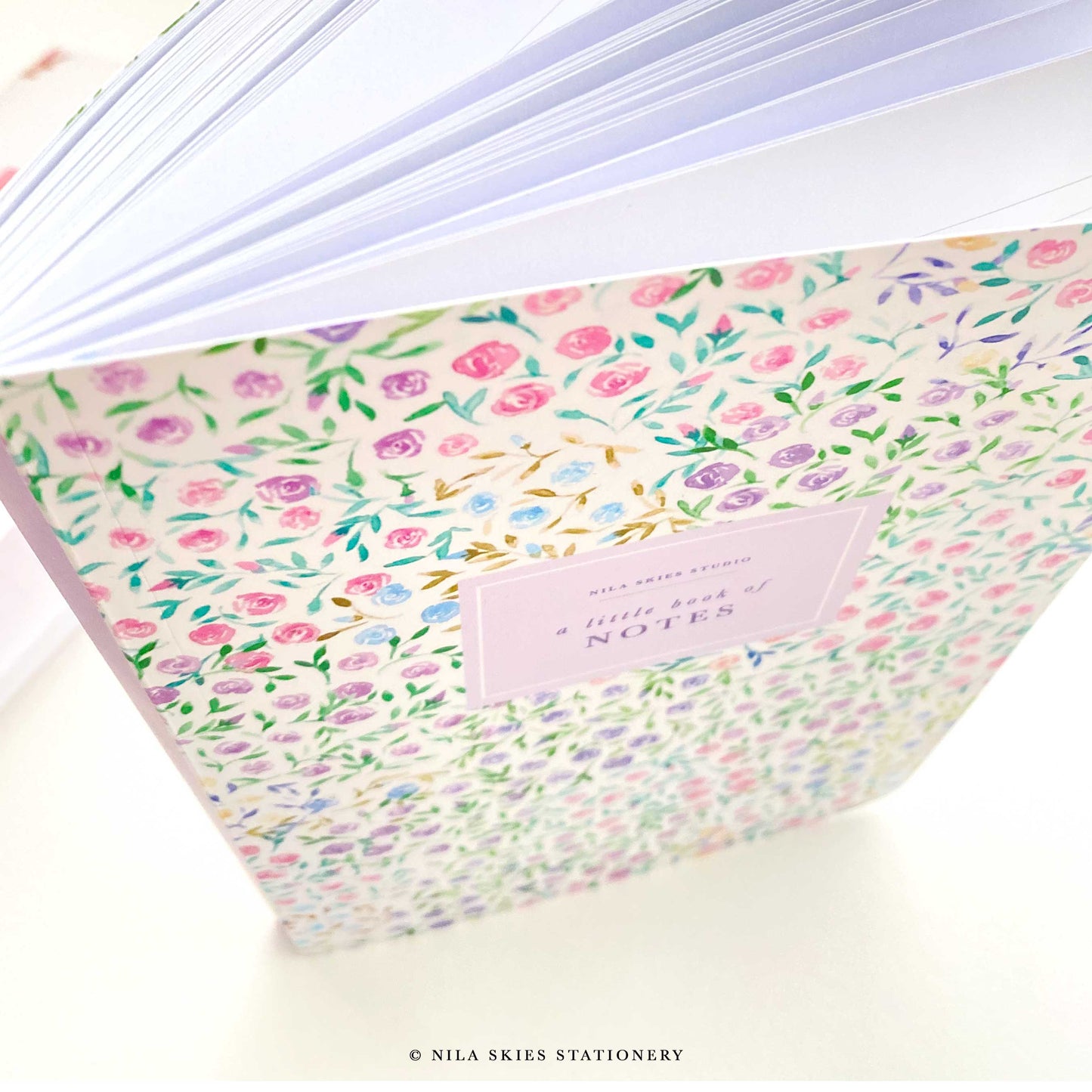 Colorful Watercolor Floral Notebook