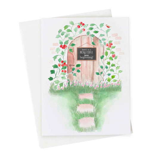 "A Beautiful Beginning" Greeting Card