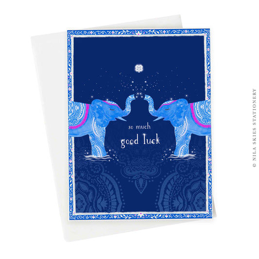 "So Much Good Luck" Greeting Card